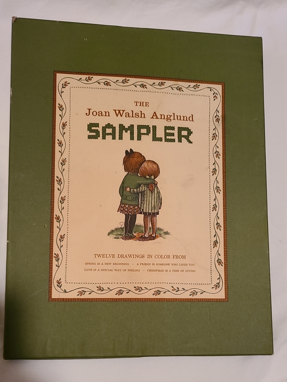 Illustrations Joan Walsh Anglund Sampler, 12 Drawings Color From Her Books 1960s